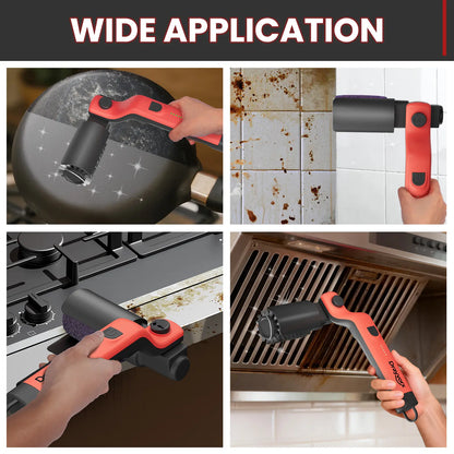 Cordless Electric BBQ Grill Brush with Rechargeable Battery, 3-Speed Settings, and 180° Adjustable Head for Outdoor Grill Cleaning