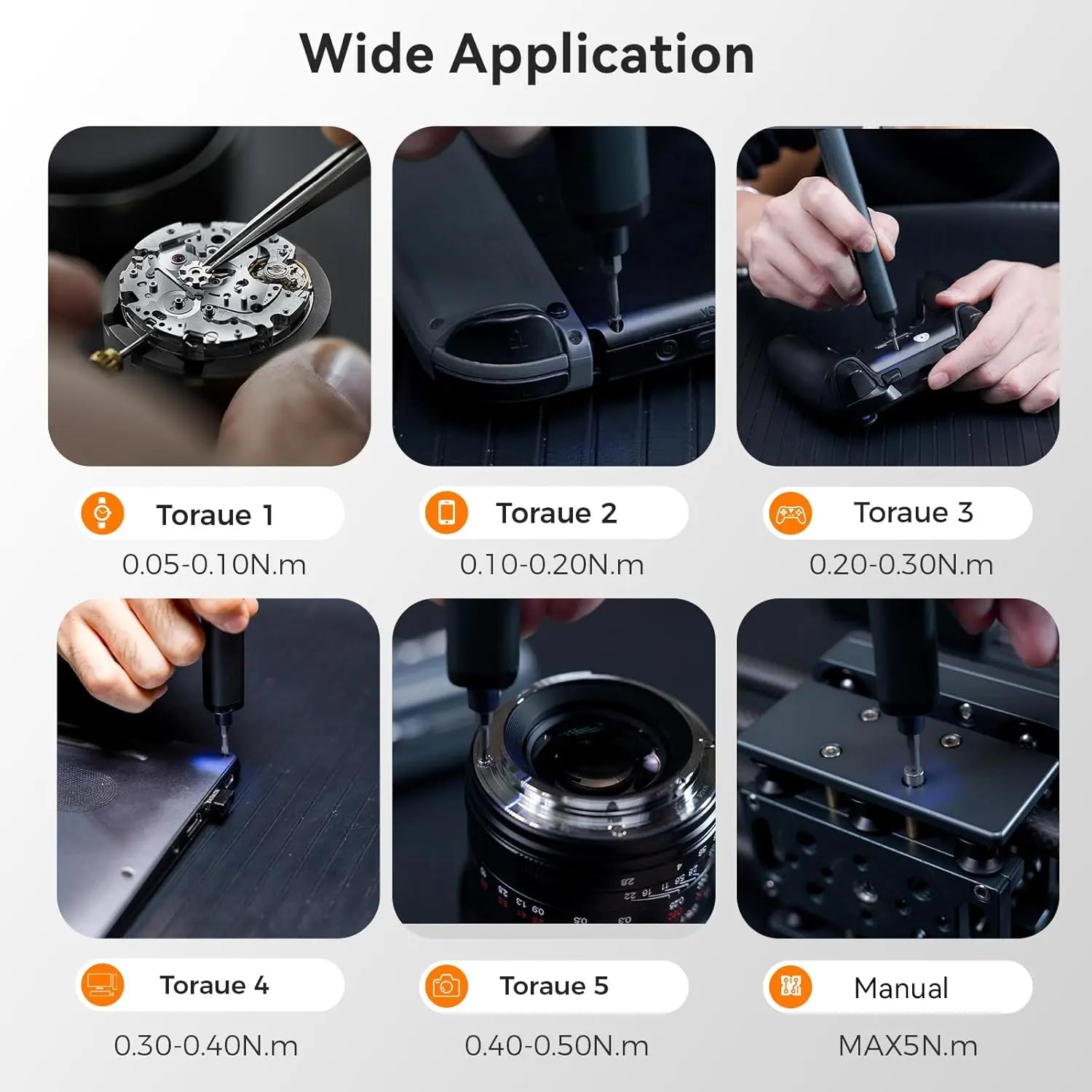  Electric Screwdriver with OLED Smart Display - 78-in-1 Mini Precision Screwdriver Set, 0.5N.M High Torque, Magnetic Storage Case, Rechargeable Cordless Repair Tool Kit for PC, PS5, Laptop, and Camera