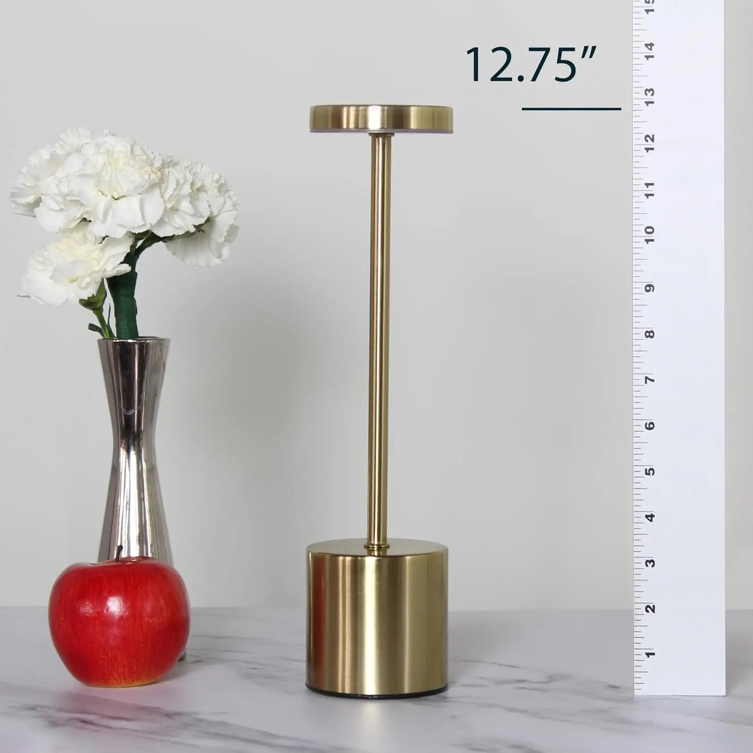 Contemporary Dimmable LED Table Lamp with Wireless USB Rechargeability, Ideal for Bedroom and Living Room Ambiance, Adjustable Brightness Night Light