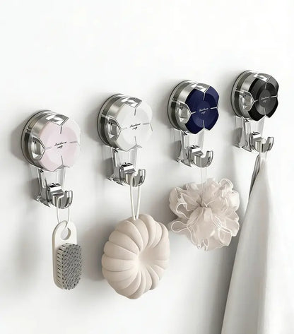 Heavy-Duty Suction Cup Hooks - Durable Suction Hangers for Wreaths, Showers, Windows, and Glass Doors. Waterproof Outdoor Hooks for Bathroom Wall Mounting - Removable and No Drilling Required.
