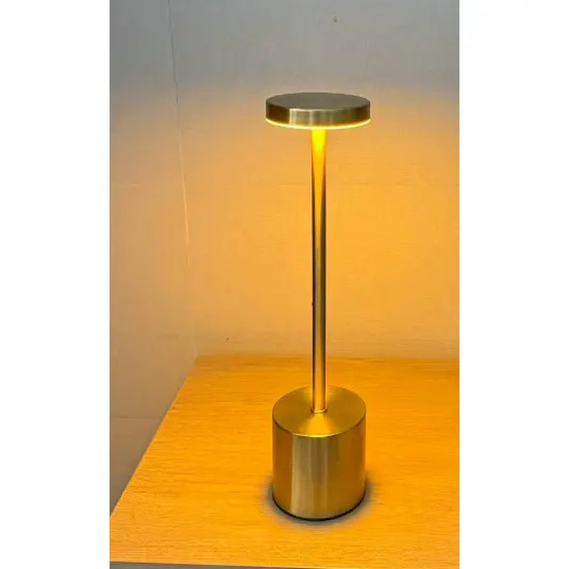 Contemporary Dimmable LED Table Lamp with Wireless USB Rechargeability, Ideal for Bedroom and Living Room Ambiance, Adjustable Brightness Night Light