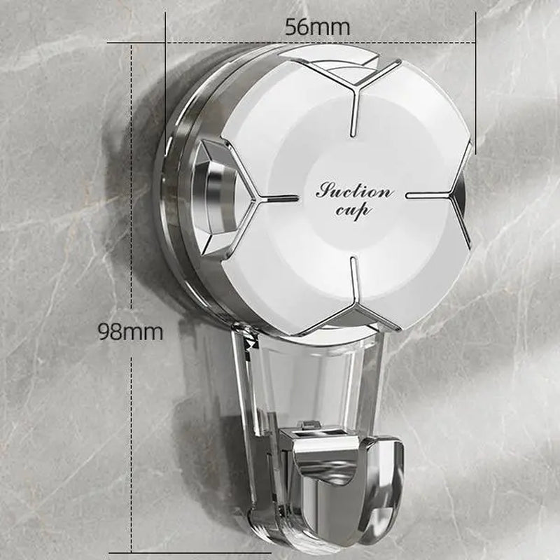 Heavy-Duty Suction Cup Hooks - Durable Suction Hangers for Wreaths, Showers, Windows, and Glass Doors. Waterproof Outdoor Hooks for Bathroom Wall Mounting - Removable and No Drilling Required.