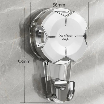 Heavy-Duty Suction Cup Hooks - Durable Suction Hangers for Wreaths, Showers, Windows, and Glass Doors. Waterproof Outdoor Hooks for Bathroom Wall Mounting - Removable and No Drilling Required.